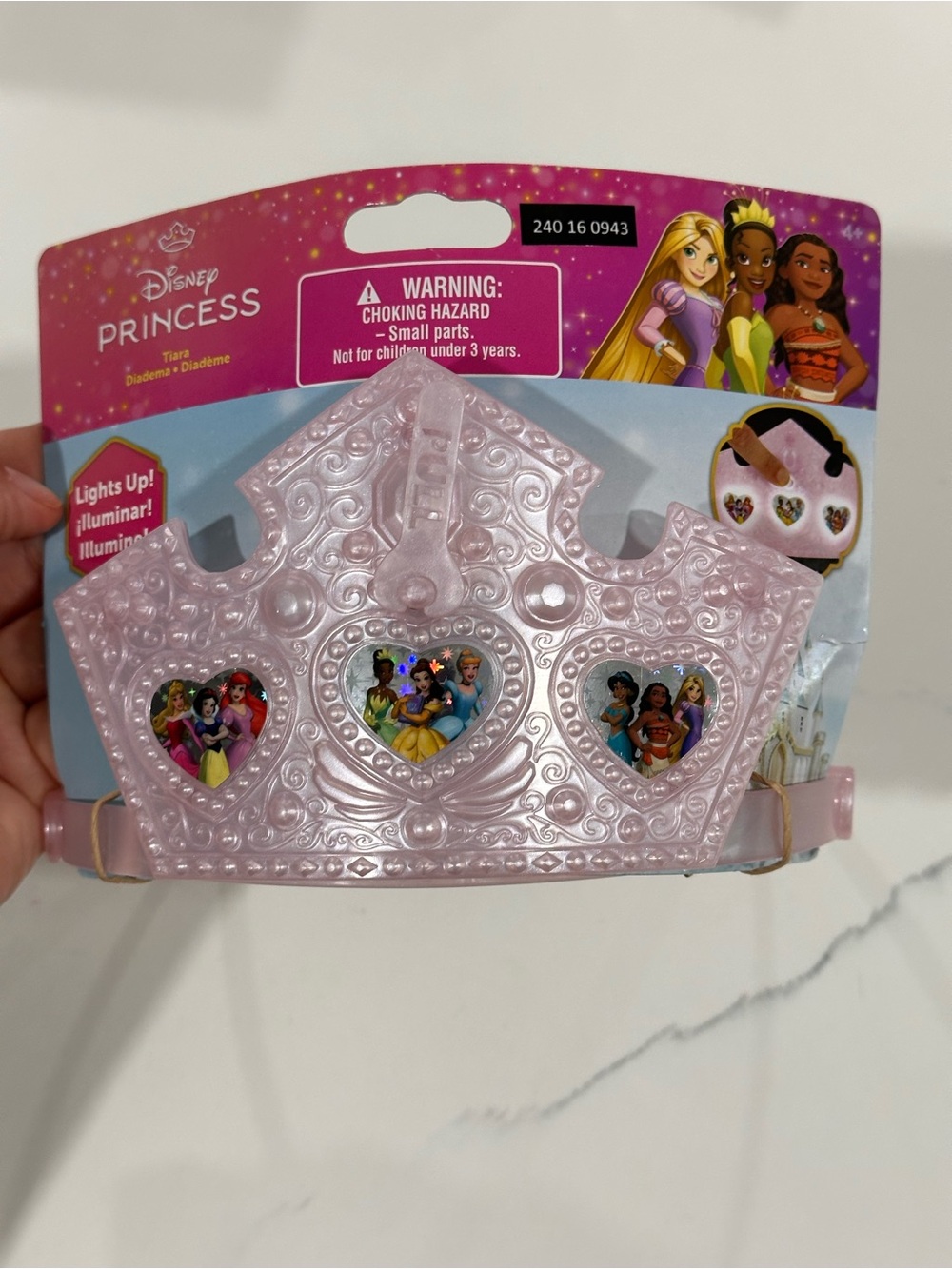Disguise Pink Light-Up Tiara Headband
